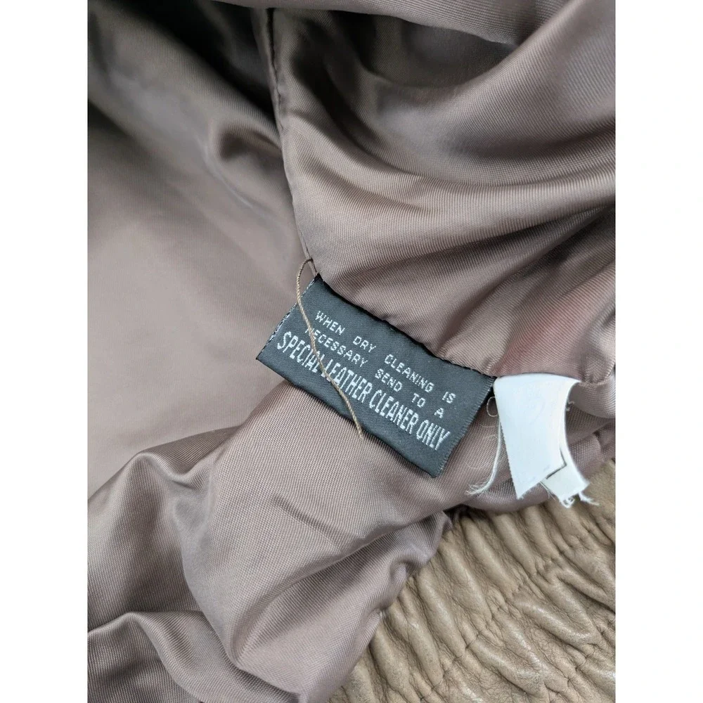 Vintage Adventure Bound Bomber Jacket XL Brown 3M Thinsulate Wilson's Leather